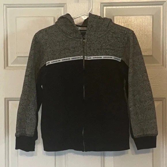 Calvin Klein Jeans Gray and Black Hoodie - Picture 10 of 10